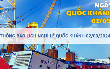 THÔNG BÁO NGHỈ LỄ QUỐC KHÁNH 02/09